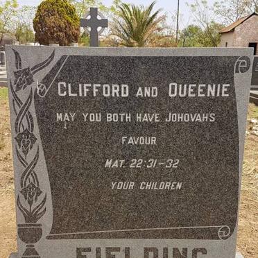 FIELDING Clifford &amp; Queenie