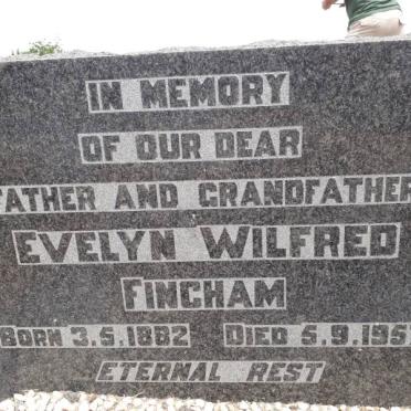 FINCHAM Evelyn Wilfred 1882-1957