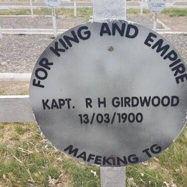 GIRDWOOD R.H. -1900
