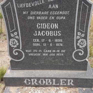GROBLER Gideon Jacobus 1899-1974 &amp; Wilhelmina Christina PRETORIUS 1895-1966