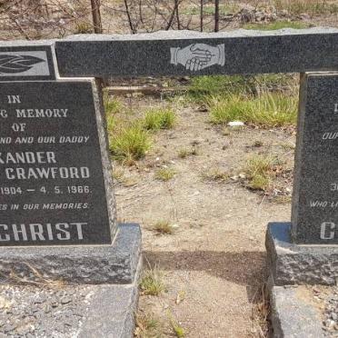 GILCHRIST Alexander Crawford 1904-1966 &amp; Anna Catherine 1905-1971