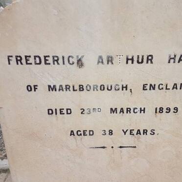 HAYES Frederick Arthur -1899
