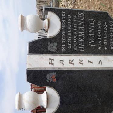 HARRIS Hermanus 1934-2003
