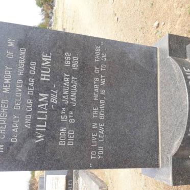 HUME William 1892-1960