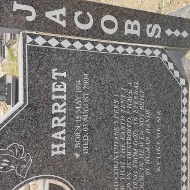 JACOBS Harriet 1914-2004