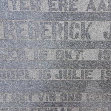 JANSEN Frederick J.J. 1925-1957
