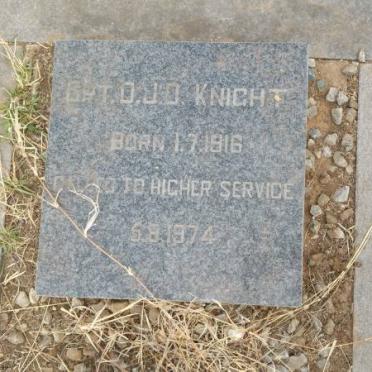KNIGHT D.J.D. 1916-1974