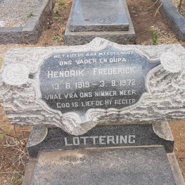 LOTTERING Hendrik Frederick 1919-1972