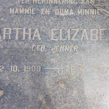 LOTTERING Martha Elizabeth nee KENNER 1909-1987