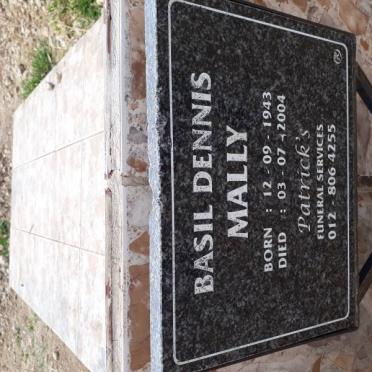 MALLY Basil Dennis 1943-2004