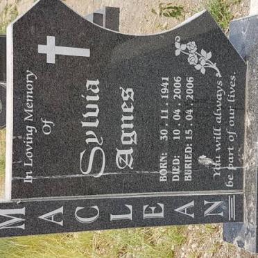 MACLEAN Sylvia Agnes 1941-2006