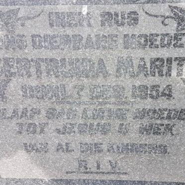 MARITZ Gertruida -1954