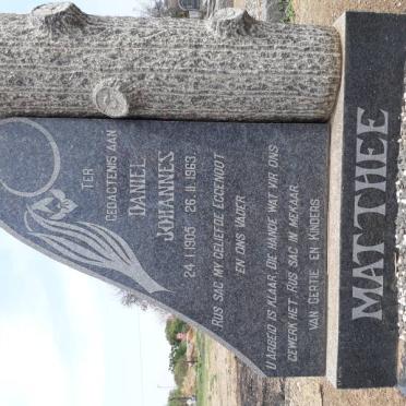 MATTHEE Daniel Johannes 1905-1963