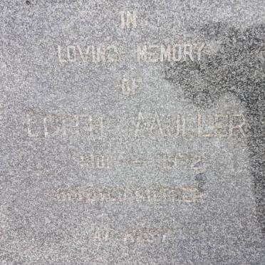 MULLER Edith -19?2