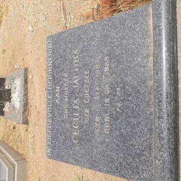 NEL Cecilia Jacoba nee COETZEE 1887-1966