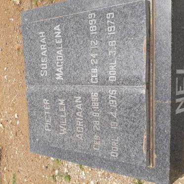 NEL Pieter Willem Adriaan 1896-1975 &amp; Susarah Magdalena 1899-1979