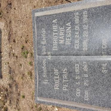 NEL Roelof Petrus 1903-1967 &amp; Dorothea Marie Regina 1906-1989