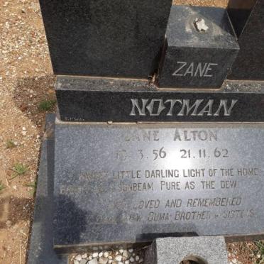 NOTMAN Zane Alton 1956-1962