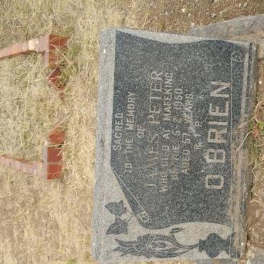 O'BRIEN James Peter -1960