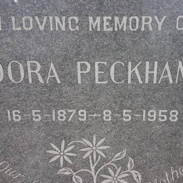 PECKHAM Dora 1879-1958