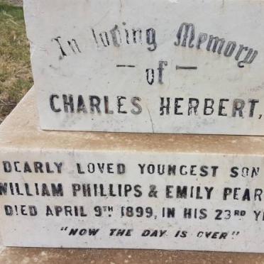 PHILLIPS Charles Herbert -1899
