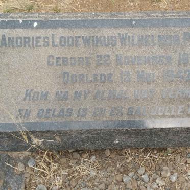 PRETORIUS Andries Lodewikus Wilhelmus 1869-1943