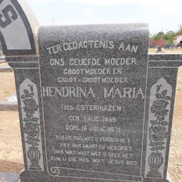 PLESSIS Hendrina Maria, du nee ESTERHUIZEN 1889-1971