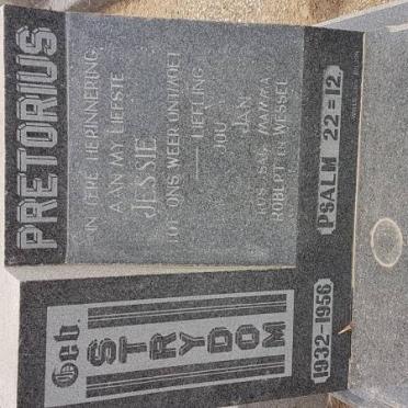 PRETORIUS Jessie nee STRYDOM 1932-1956