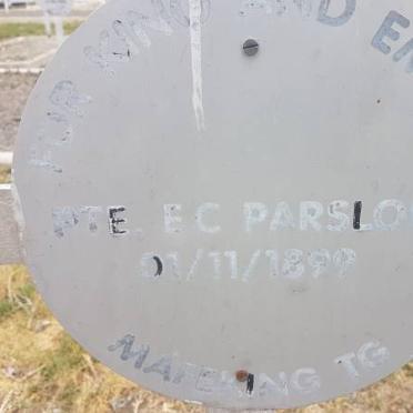 PARSLOW E.C. -1899