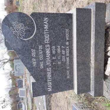 ROOTHMAN Marthinus Johannes 1939-1964