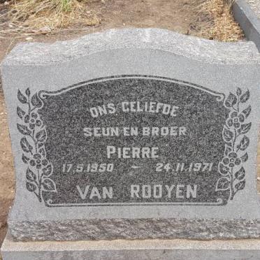 ROOYEN Pierre, van 1950-1971