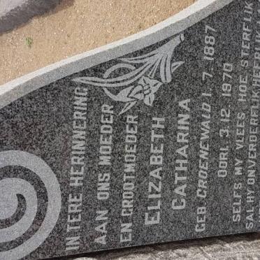 RYAN Elizabeth Catharina nee GROENEWALD 1887-1970