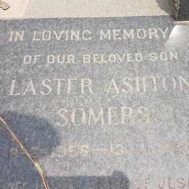 SOMERS Laster Ashton 1956-1956