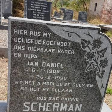 SCHERMAN Jan Daniel 1909-1990
