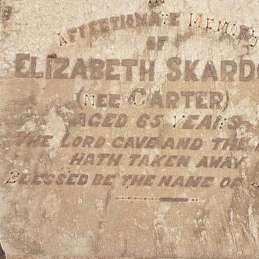 SKARDON Elizabeth nee CARTER