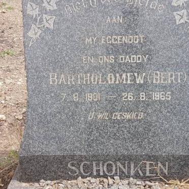 SCHONKEN Bartholomew 1901-1965