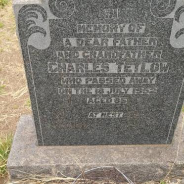 TETLOW Charles -1952