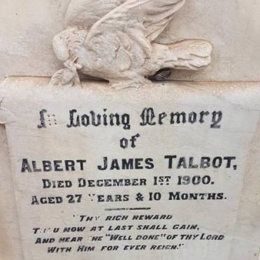 TALBOT Albert James -1900