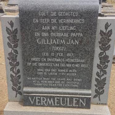 VERMEULEN Gilliaum Jan 1917-1963
