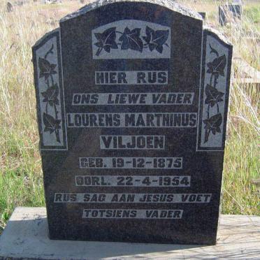 VILJOEN Lourens Marthinus 1875-1954