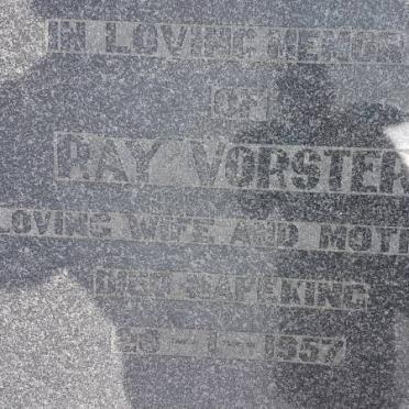 VORSTER Ray -1957