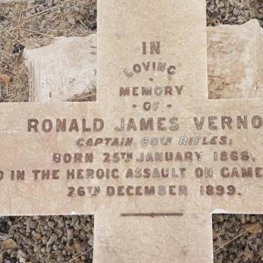 VERNON Ronald James 1865-1899