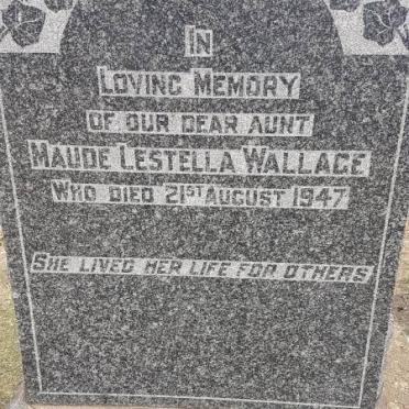 WALLACE Maude Lestella -1947