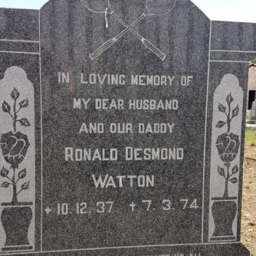 WATTON Ronald Desmond 1937-1964