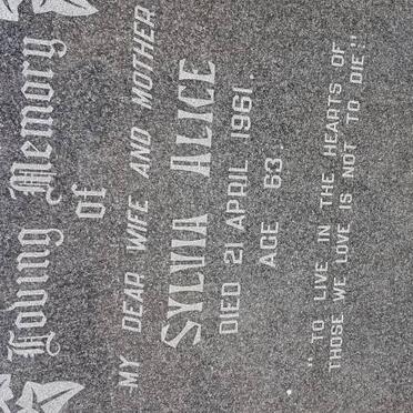 WARD Sylvia Alice -1961