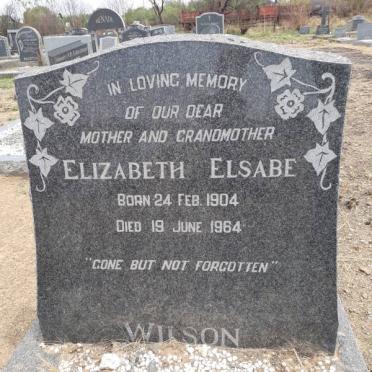 WILSON Elizabeth Elsabe 1904-1964