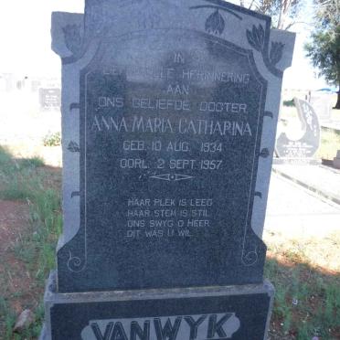 WYK Anna Maria Catharina, van 1934-1957