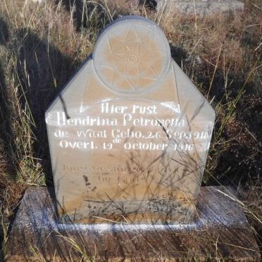 WAAL Hendrina Petronella, de 1914-1916