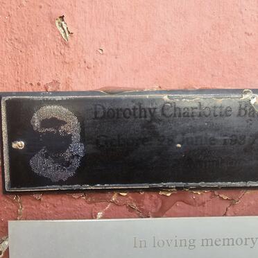 BA?? Dorothy Charlotte 19?7-