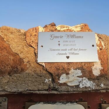 WILLIAMS Gawie 1956-2020